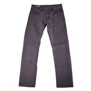 Banana Republic Jeans Mens 31x32 (Fits 31x30) Gray Straight Leg Stretch Denim